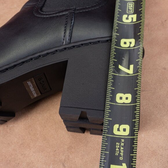 Vince Women Henderson Waterproof Chelsea Black Leather Boots sz 10US EUR 40 - Picture 6 of 8